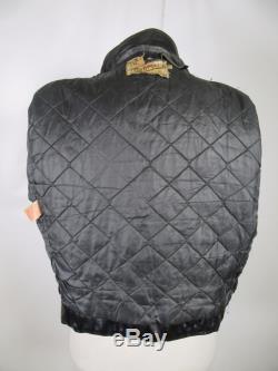 VTG Men 60's SCHOTT Perfecto Motorcycle Cafe Racer Leather Jacket Size 44 14507