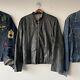 VTG Polo Ralph Lauren Moto Riders Leather Jacket Motorcycle Cafe Racer M Black