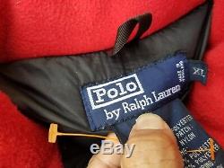 VTG Polo Ralph Lauren RL2000 Hi Tech Jacket Coat Motorcycle XL Black P Wing