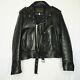 VTG WILSONS Leather MOTORCYCLE Biker Jacket Mens Size M Black Insulated