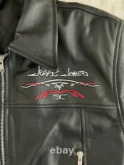 VTG West Coast Choppers Jesse James Ladies Women Embroidered Jacket Size L 12-14