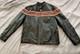 VTG Wilsons Leather M Julian Cafe Moto Racer Jacket Mens M Black & Rust Brown