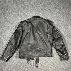 VTG Wilsons Motorcycle Jacket Mens Large Biker Thinsulate Lined 90s