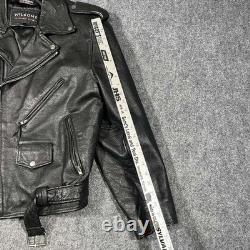 VTG Wilsons Motorcycle Jacket Mens Large Biker Thinsulate Lined 90s