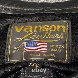 Vanson Adult Leathers Mesh Jacket Full Zip Armored Padded Nylon Motorcycle XXXL