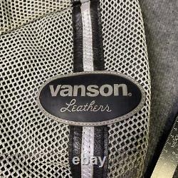 Vanson Adult Leathers Mesh Jacket Full Zip Armored Padded Nylon Motorcycle XXXL