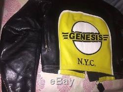 Vanson Genesis NYC Leather Motorcycle Jacket Size Large 46