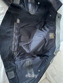 Vanson Leather Boston Mass Sportrider Jacket size 44 Grey / Black