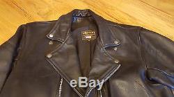 Vanson Leather Jacket Boston Mass. Made in USA Sz 40