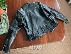 Vanson Leather Jacket CHP Size 40