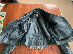 Vanson Leather Jacket CHP Size 40