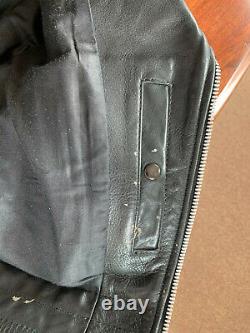 Vanson Leather Jacket CHP Size 40