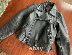 Vanson Leather Jacket CHP Size 40