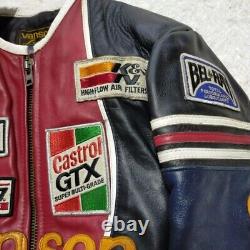 Vanson Leather Jacket One Star Vintage Rider's Leather Men's Size 36 Pre-Owned