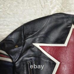 Vanson Leather Jacket One Star Vintage Rider's Leather Men's Size 36 Pre-Owned