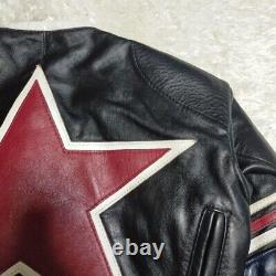 Vanson Leather Jacket One Star Vintage Rider's Leather Men's Size 36 Pre-Owned
