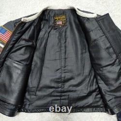 Vanson Leather Jacket One Star Vintage Rider's Leather Men's Size 36 Pre-Owned