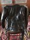 Vanson Leather Motorcycle Jacket Black 44 Made In USA