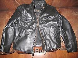 Vanson Leather Motorcycle Jacket Model B. SIze 46, liner, pristine condition