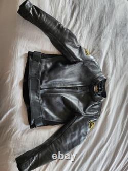 Vanson Leather Motorcycle Jacket Size 42
