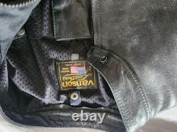 Vanson Leather Motorcycle Jacket Size 42