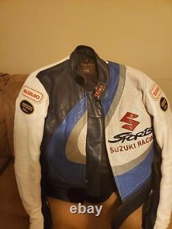 Vanson Leather Motorcycle Jacket, Suzuki Gsxr
