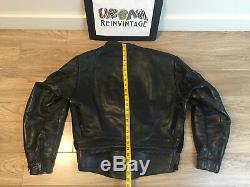 Vanson Leathers Cobra Mk 2 Black Motorcycle Perf Jacket Sz 42 Biker