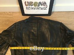 Vanson Leathers Cobra Mk 2 Black Motorcycle Perf Jacket Sz 42 Biker