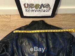 Vanson Leathers Cobra Mk 2 Black Motorcycle Perf Jacket Sz 42 Biker