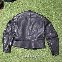 Vanson Leathers Jacket USA Size 42 Large L Motorcycle Biker Talon Zippers