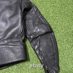 Vanson Leathers Jacket USA Size 42 Large L Motorcycle Biker Talon Zippers