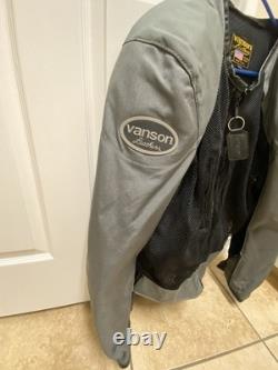 Vanson Leathers Mesh Motorcycle Jacket Large
