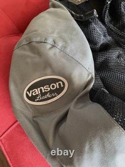 Vanson Leathers Mesh Motorcycle Jacket Large