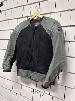 Vanson Leathers Mesh Motorcycle Riding Jacket Mens Medium Grey Black Ventilated Vanson Leathers Mesh Motorcycle Riding Jacket Mens Medium Grey Black Ventilated