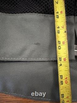 Vanson Leathers Mesh Motorcycle Riding Jacket Mens Medium Grey Black Ventilated