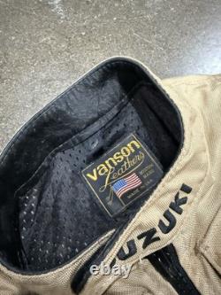 Vanson Leathers Motorcycle Jacket Suzuki Quad Runner Cordura Riding Jacket M
