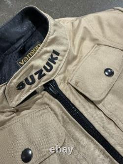 Vanson Leathers Motorcycle Jacket Suzuki Quad Runner Cordura Riding Jacket M
