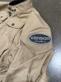 Vanson Leathers Motorcycle Jacket Suzuki Quad Runner Cordura Riding Jacket M