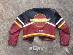 Vanson Leathers Star Genesis NYC Racing Motorcycle Jacket Size 42