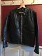 Vanson Leathers black horsehide enfield motorcycle jacket 46