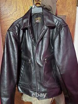 Vanson Maurader Leather motorcycle jacket size 44 mens