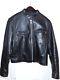 Vanson Men's Black Leather Zip Coat Jacket Size 42 Made in USA