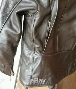 Vanson Motorcycle Leather jacket armored custom Model B size M, 40, medium