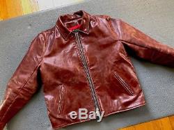 Vanson Oxford 9D Leather jacket 48 XL OCTAGON TAN for Thurston bros not schott