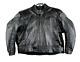 Vanson Perforated Leather Motorcycle Jacket Armored Black Size XL 46-48