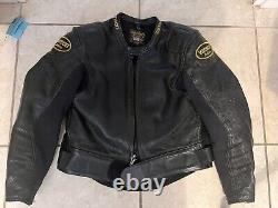 Vanson Sportrider Mk2 ProPerf Leather Motorcycle Jacket Size 42