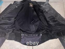 Vanson Sportrider Mk2 ProPerf Leather Motorcycle Jacket Size 42