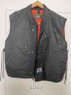 Vanson USA Perforated Leather Motorcycle Jacket, Men's Size 46