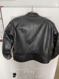 Vanson USA Perforated Leather Motorcycle Jacket, Men's Size 46
