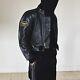Vanson Vintage Black Motorcycle perforated Leather Jacket Size medium